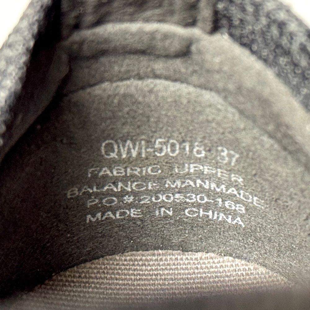 TRAQ by Alegria Womens 37 Qwik Sport Rocker Charcoal Gray Fabric Comfort Shoes - Picture 5 of 10